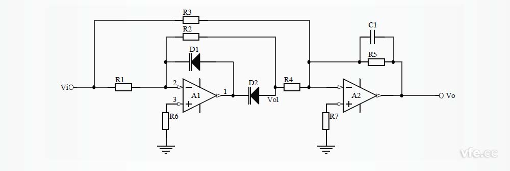 實(shí)用均值檢波電路