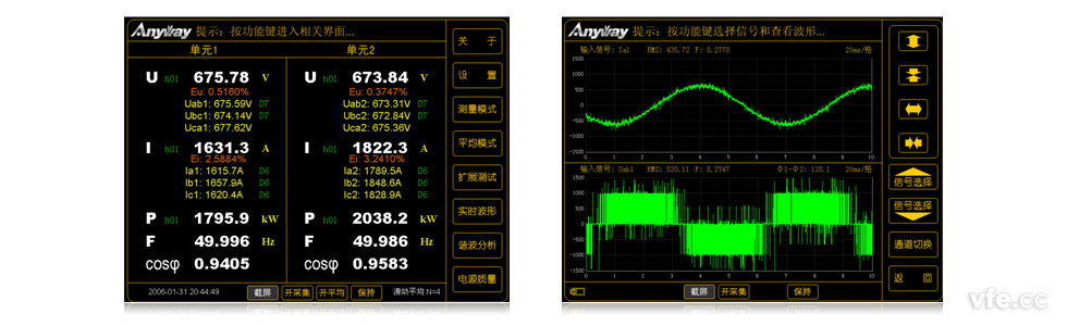 直驅(qū)永磁風(fēng)力發(fā)電機(jī)組試驗(yàn)臺(tái)測(cè)試界面截圖