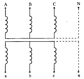 有一次二次繞組的電壓互感器三相組