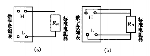 標(biāo)準(zhǔn)電阻器檢定數(shù)字歐姆表