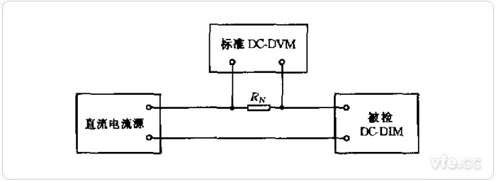 標(biāo)準(zhǔn)數(shù)字電壓表法校準(zhǔn)直流數(shù)字電流表